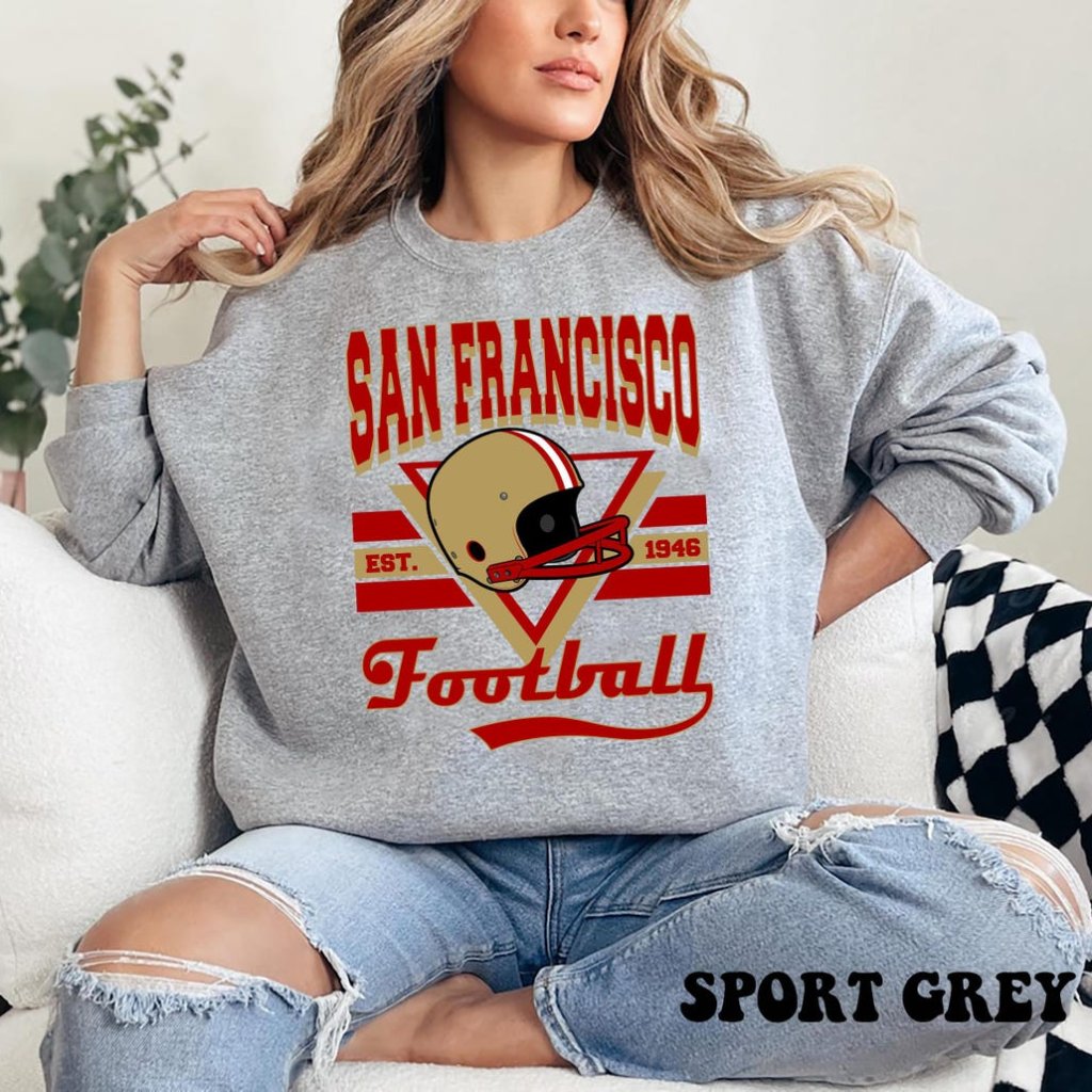 1946 San Francisco Football Crewneck San Francisco Sweatshirt San Francisco